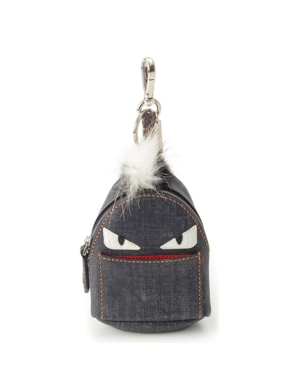 Fendi Bugsmon Star Pouch Charm Indigo